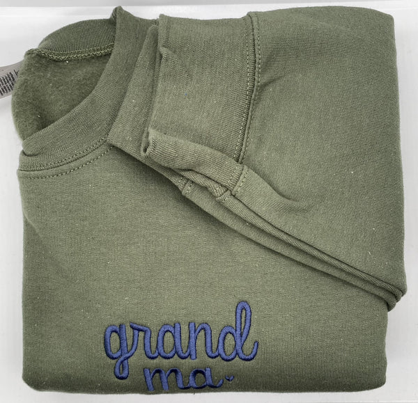 L Military / Navy Grandma