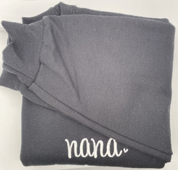 L Charcoal / White Nana