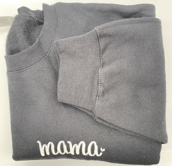 L Charcoal / White Mama