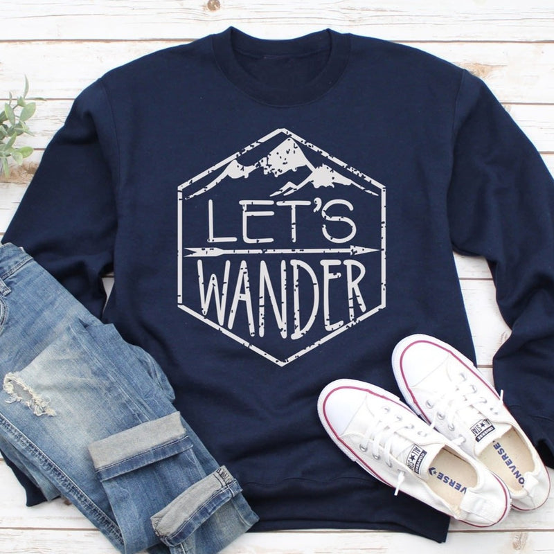 Let's Wander Sweatshirt